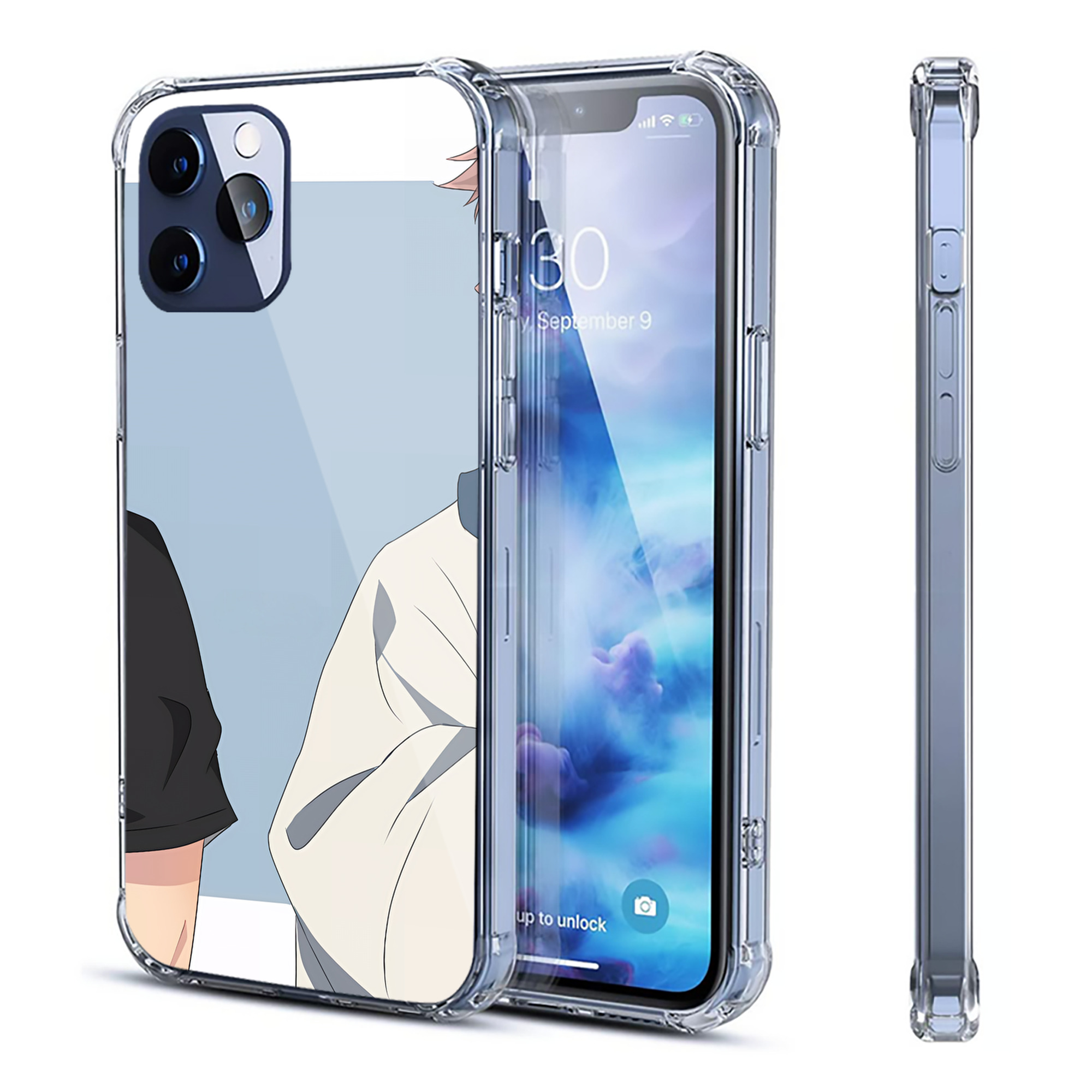 （画像用） SPY×FAMILY间谍家家酒 【iPhone 12シリーズ対応】透明スマホケース（クリアソフトケース）